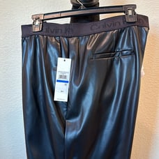 Calvin Klein Faux Leather Pants