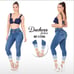 DUCHESS JEANS, Colombian Butt Lifter Denim Capri Levantacola SIZE 7/8 US