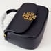 Tory Burch black leather mini crossbody bag handbag purse womens gift