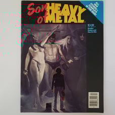 Son of Heavy Metal August 1984 Magazine Sanjulián Cover