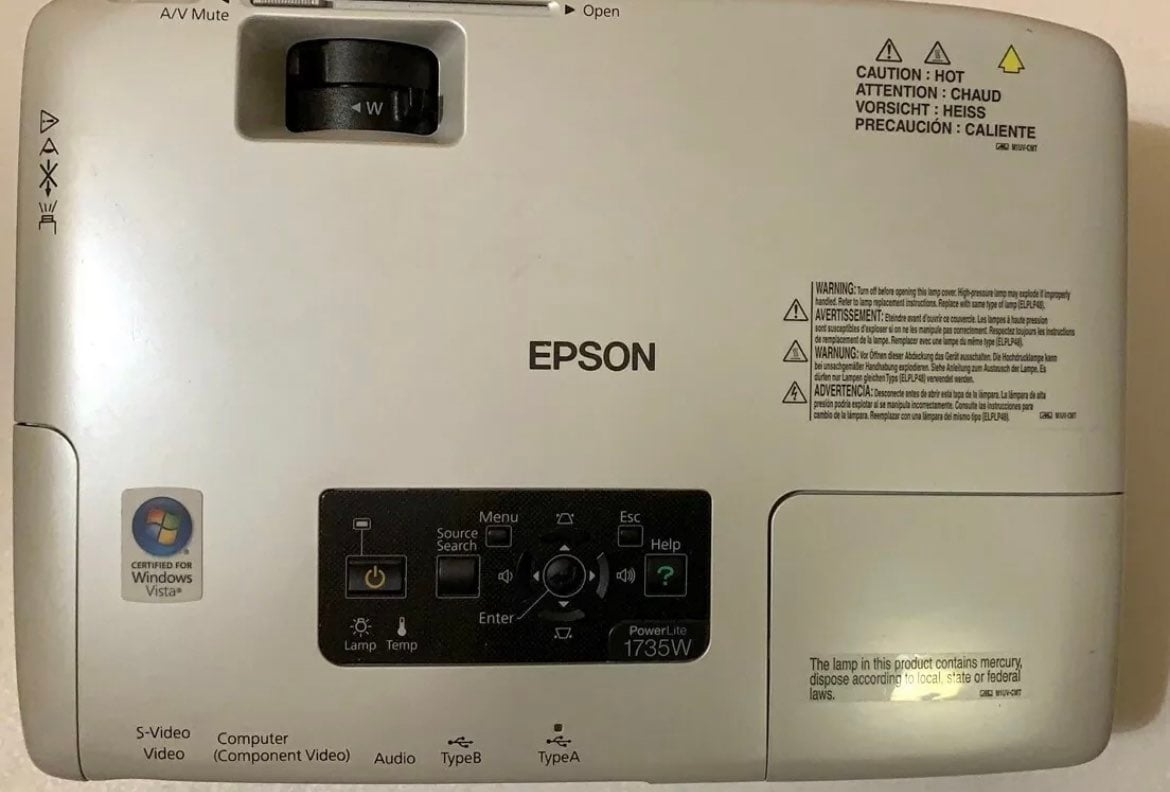 Epson H270a Lcd Home Theater/cinema Proj