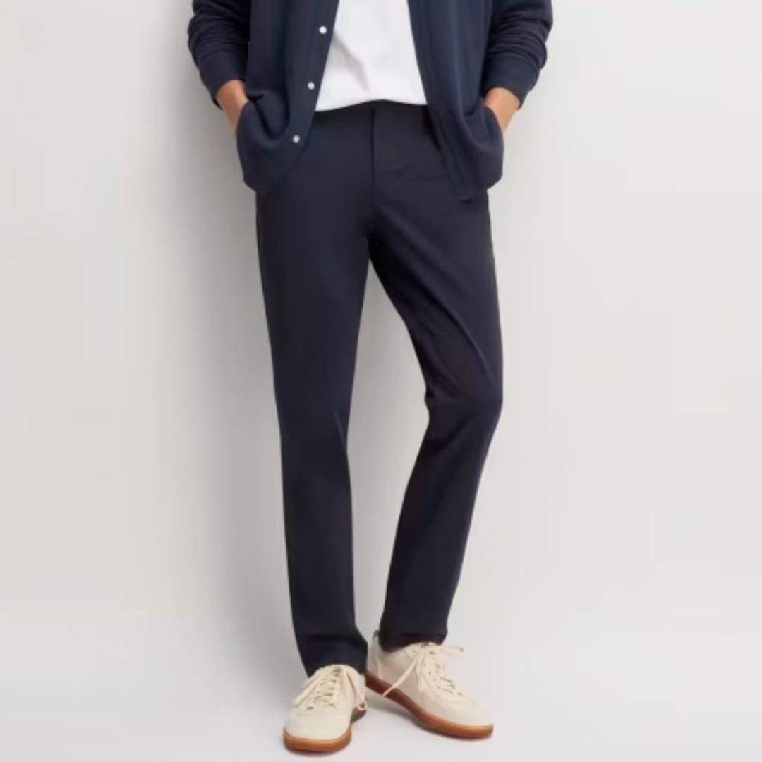 Everlane Men The Performance Chino | Uniform Athletic Fit Navy Blue 33x34