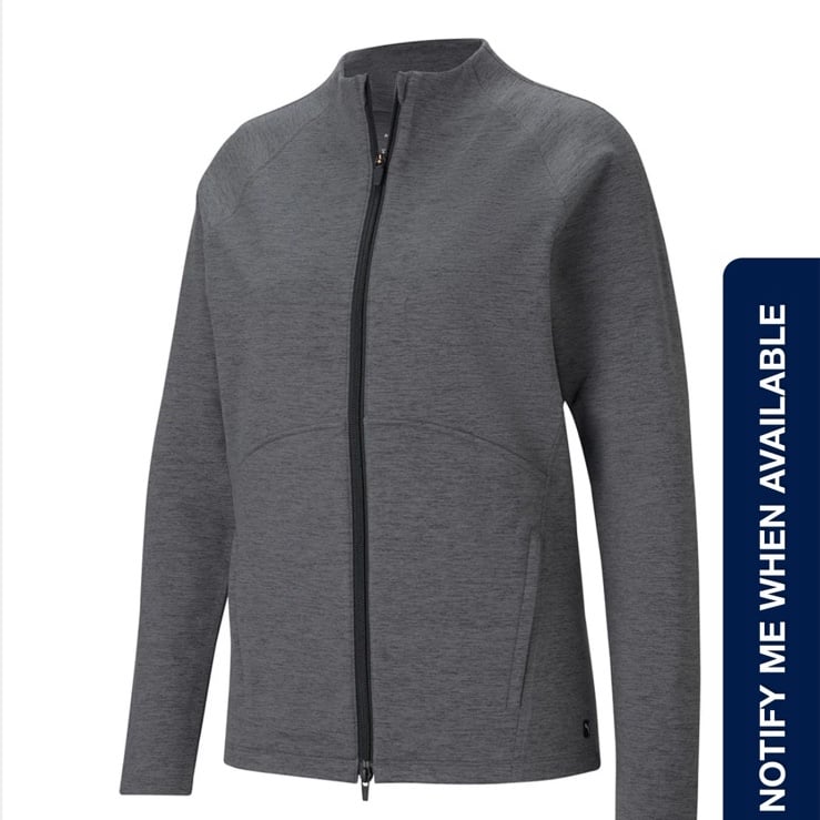 Puma Golf Women's Puma Black Cloudspun Full Zip Golf Jacket size Large