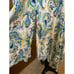 Tolani Diana Deep V-neck Paisley Print Dress White, Blue Size S
