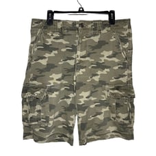 Vintage Guess Camo Cargo Shorts