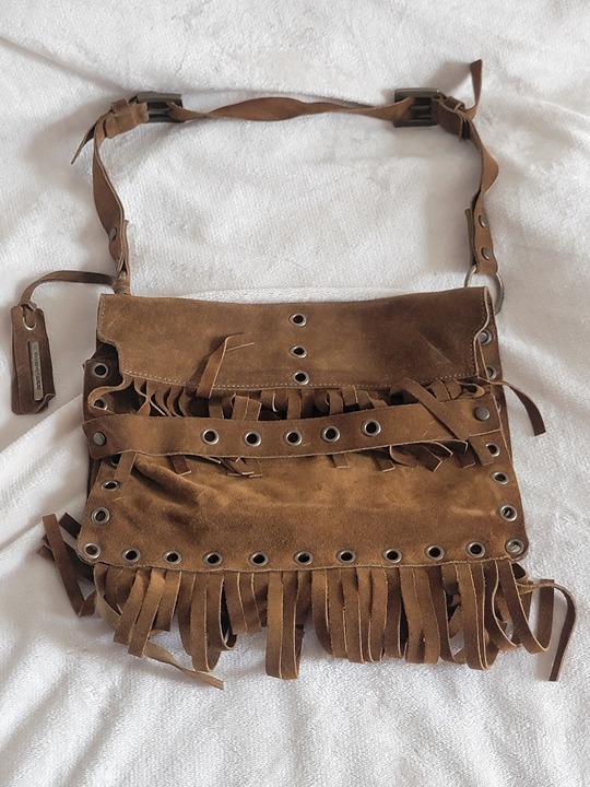 Dolce & Gabbana Brown Snakeskin Chain Shoulder Bag