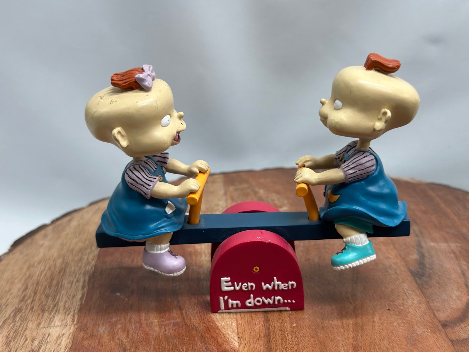 Vintage Rugrats Phillip And Lillian Deville Seesaw Even When I’m Down 2000 RARE