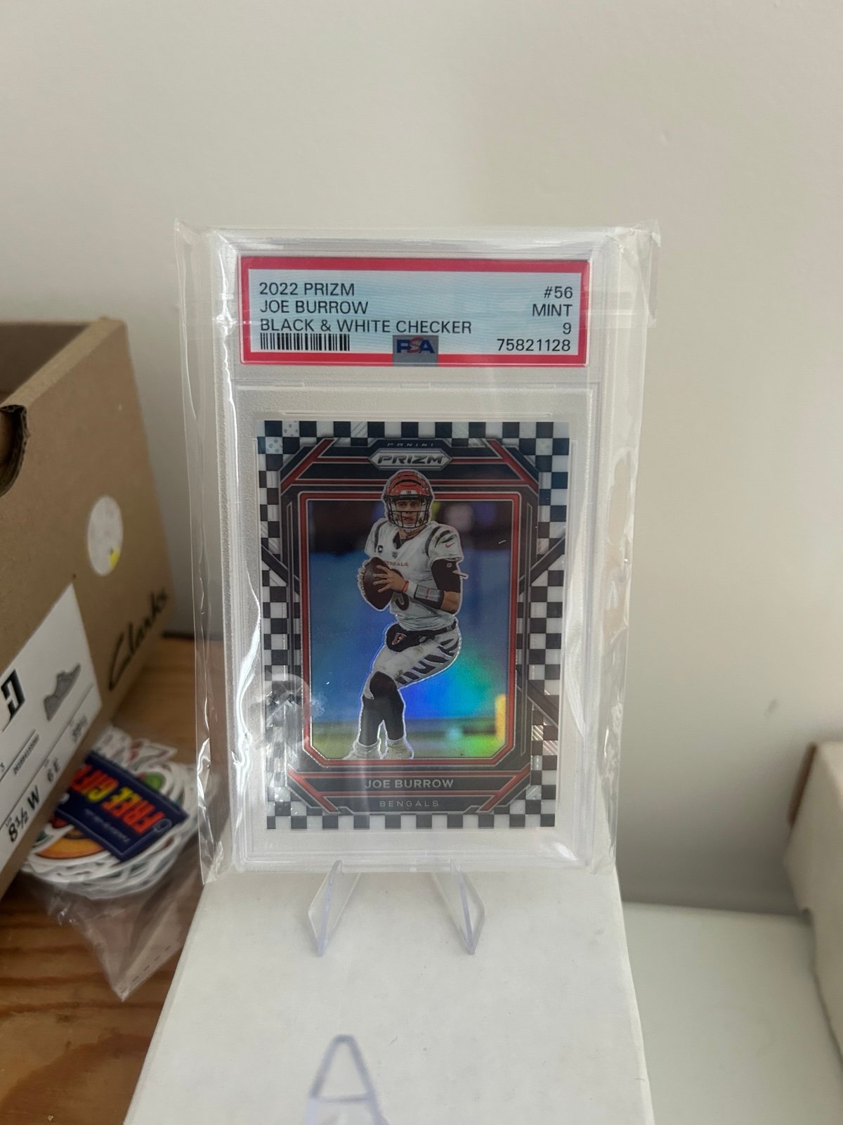 Joe burrow checkerboard PSA 9