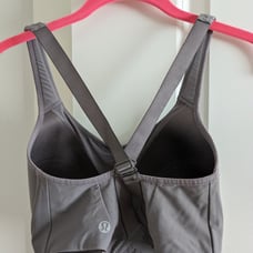 Lululemon RUN TIMES BRA *HIGH SUPPORT, B–E CUPS Lunar Rock