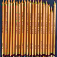 All 20 Derwent Metallic Colored Pencils