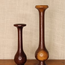 Vintage Wooden Vases