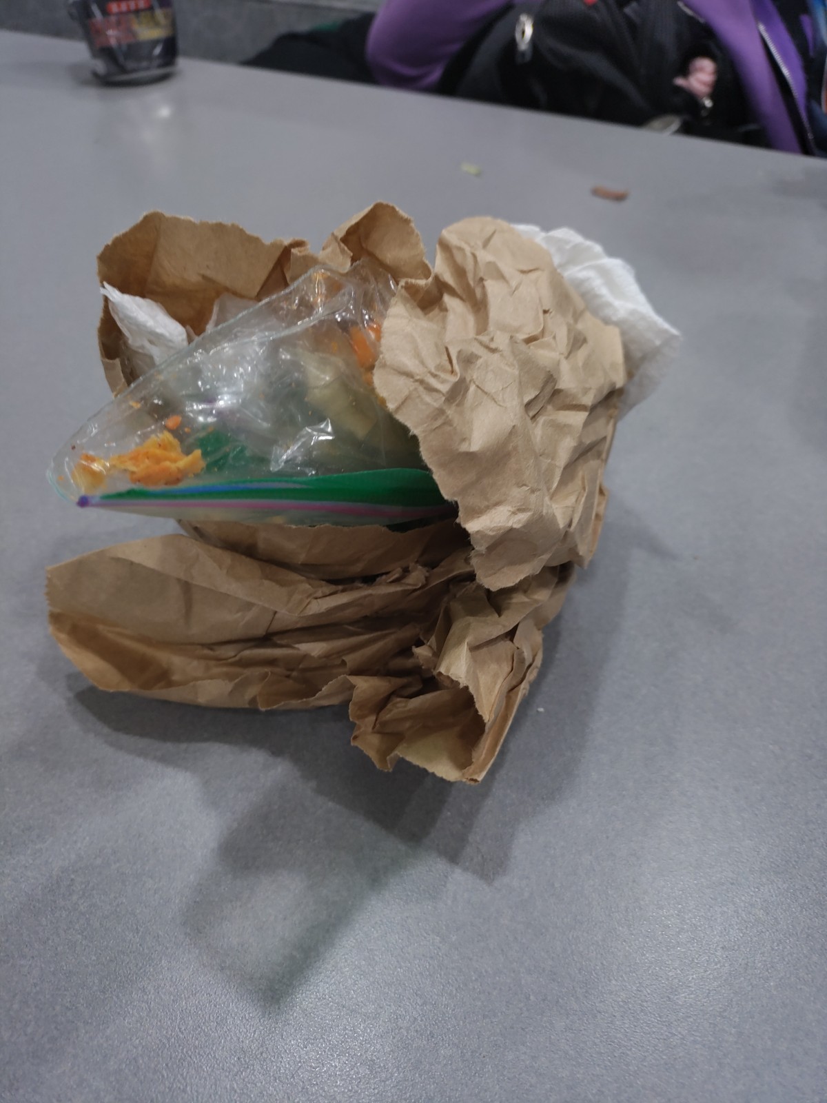 My leftover lunch