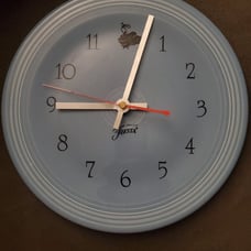 Fiestaware Dancing Lady 10 Wall Clock Plate