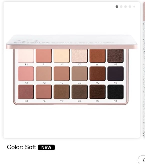 Natasha Denona Eye sculpt texture & tone eyeshadow pallette