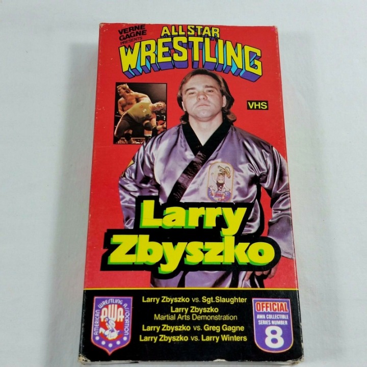 All Star Wrestling Larry Zbyszko VHS VCR