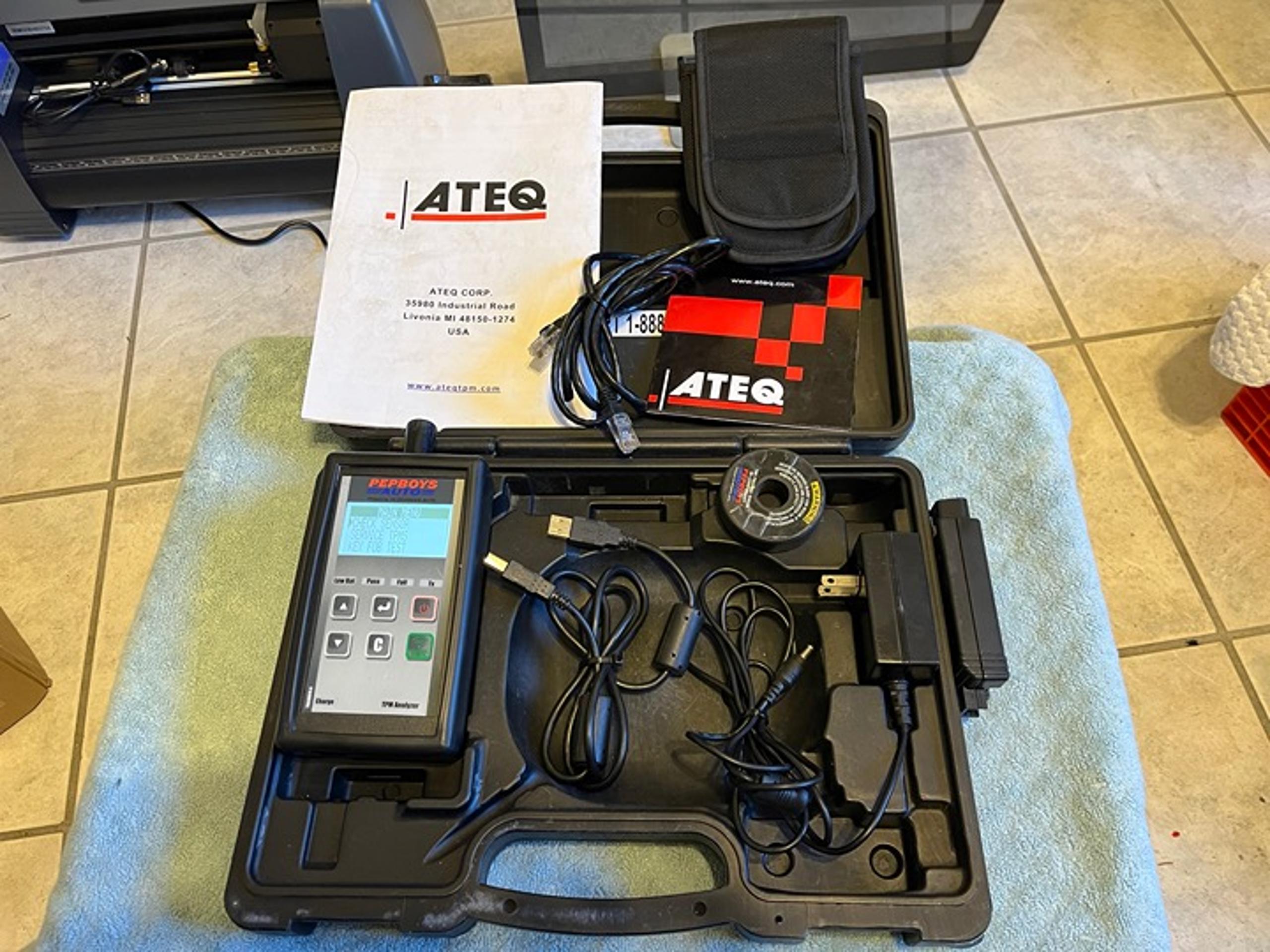 Ateq TPMS Scan Tool Kit In Case.