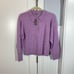 J.Crew Collared Polo Sweater in Supersoft Yarn Heather Heliotrope size medium