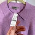 J.Crew Collared Polo Sweater in Supersoft Yarn Heather Heliotrope size medium