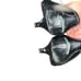 Authentic Hermes Black Pointed Toe Kitten Heel Pumps size 41