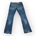 Ruehl No. 925 | Vintage Distressed Splatter Medium Wash Bootcut Jeans | Size 30