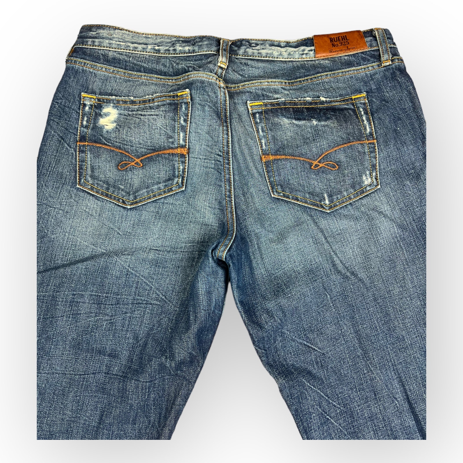 Ruehl No. 925 | Vintage Distressed Splatter Medium Wash