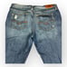 Ruehl No. 925 | Vintage Distressed Splatter Medium Wash Bootcut Jeans | Size 30