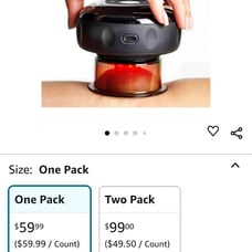 ❤️ NEW Revomadic REVO Modernized Smart CUPPING THERAPY Massager Red Light NiB