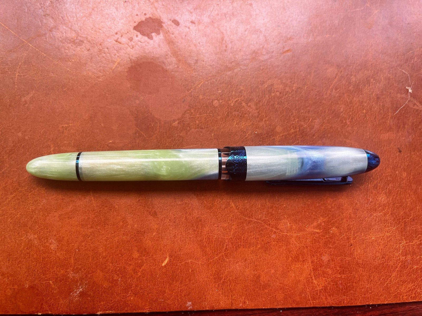 Nahvalur Narwhal Horizon Fountain Pen NWOT Habitat Fine Nib Writing Stationery