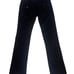 True Religon Black Lowrise Straight Jeans