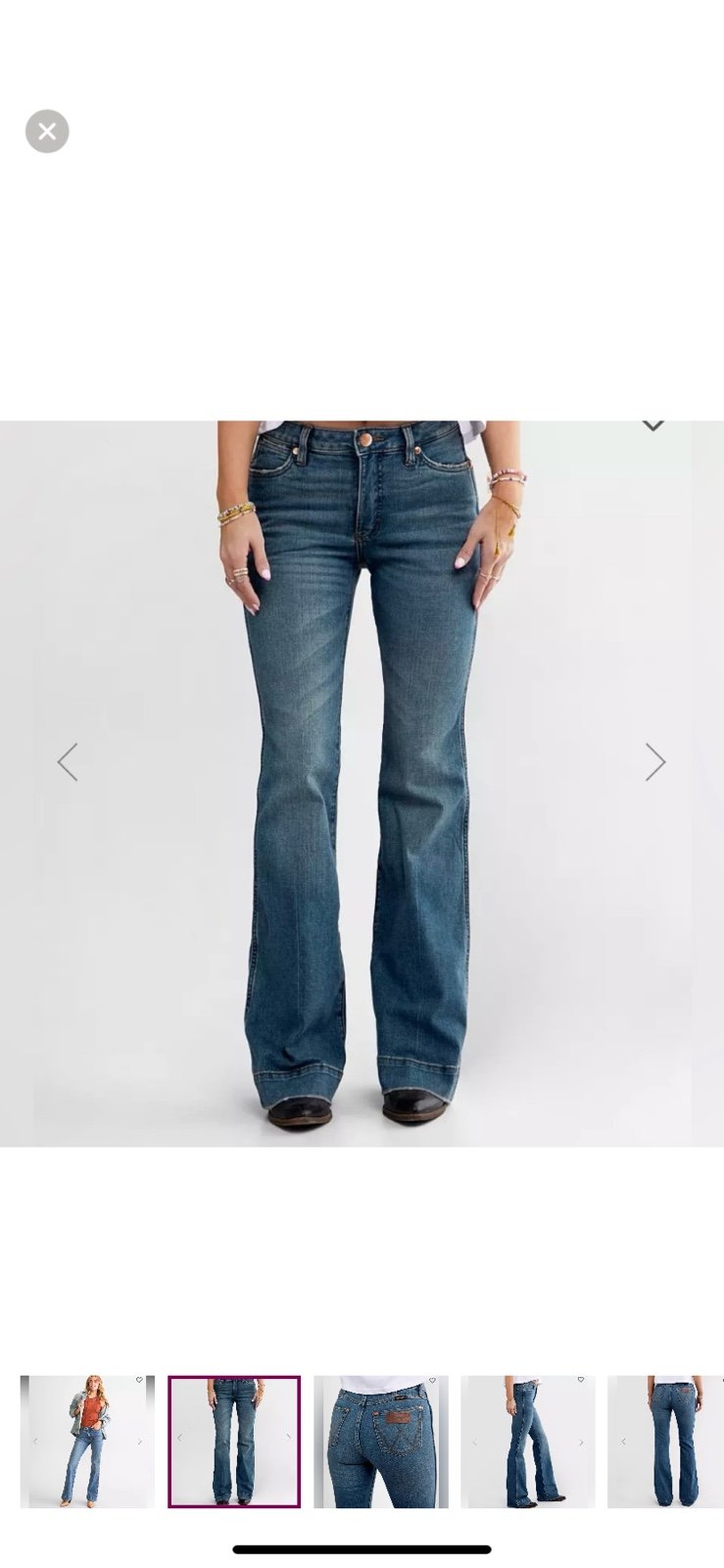 Women’s Wrangler Retro High Rise Jean Trousers size 28x32