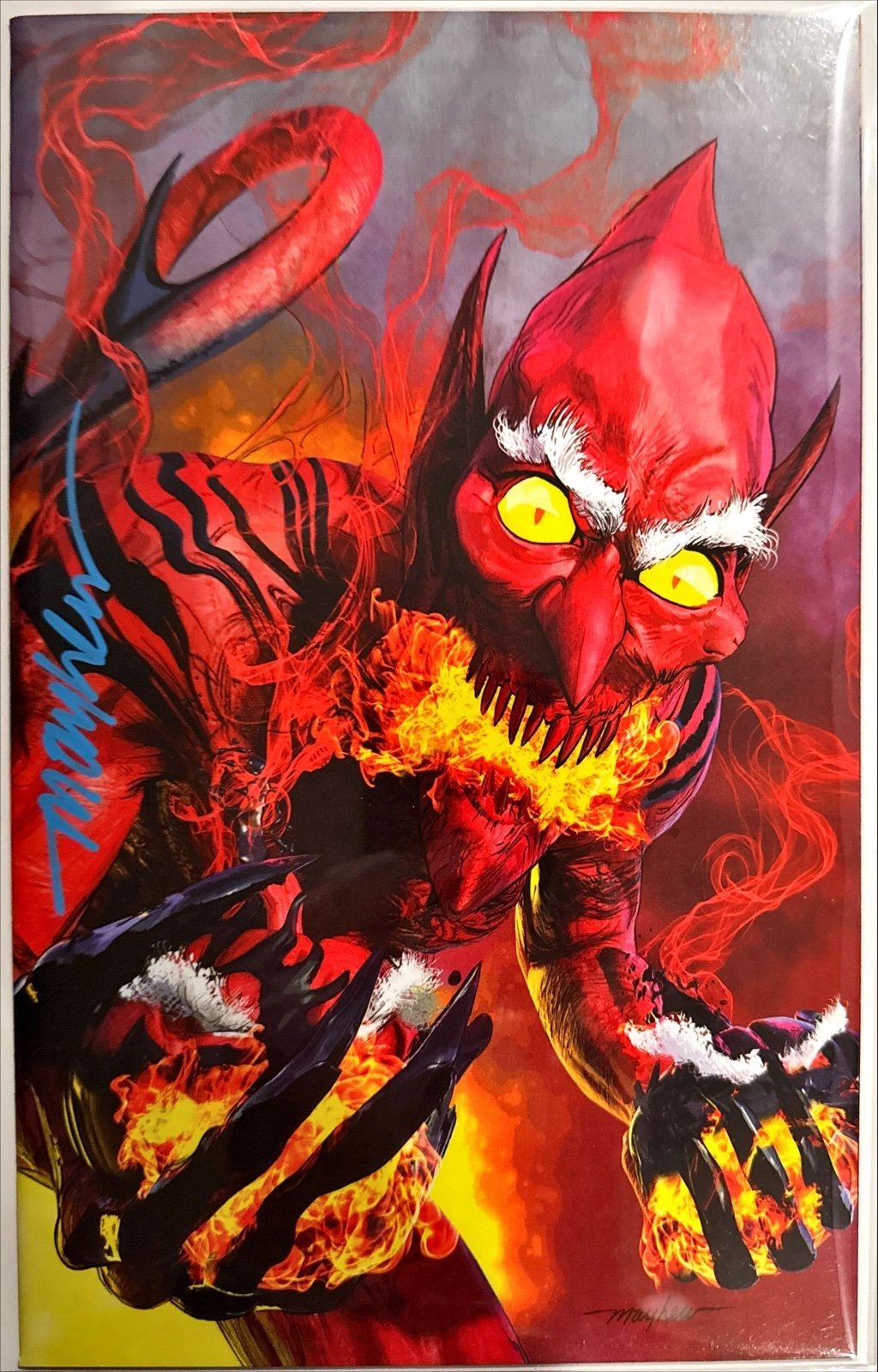 RED GOBLIN #1 Mike Mayhew Studio Virgin Variant Cover B Signed with COA