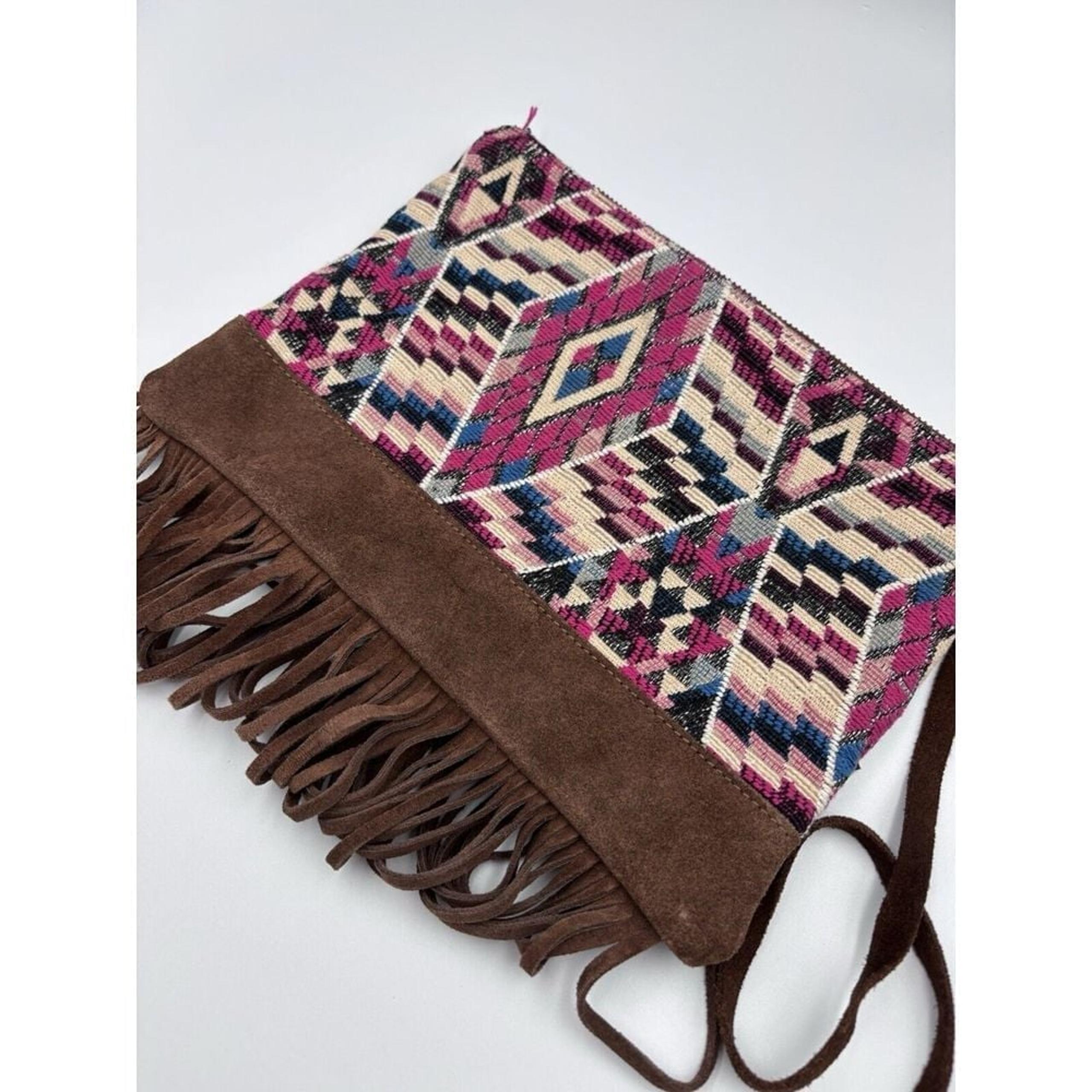 American Eagle Outfitters Vintage Suede Clutch.  2595