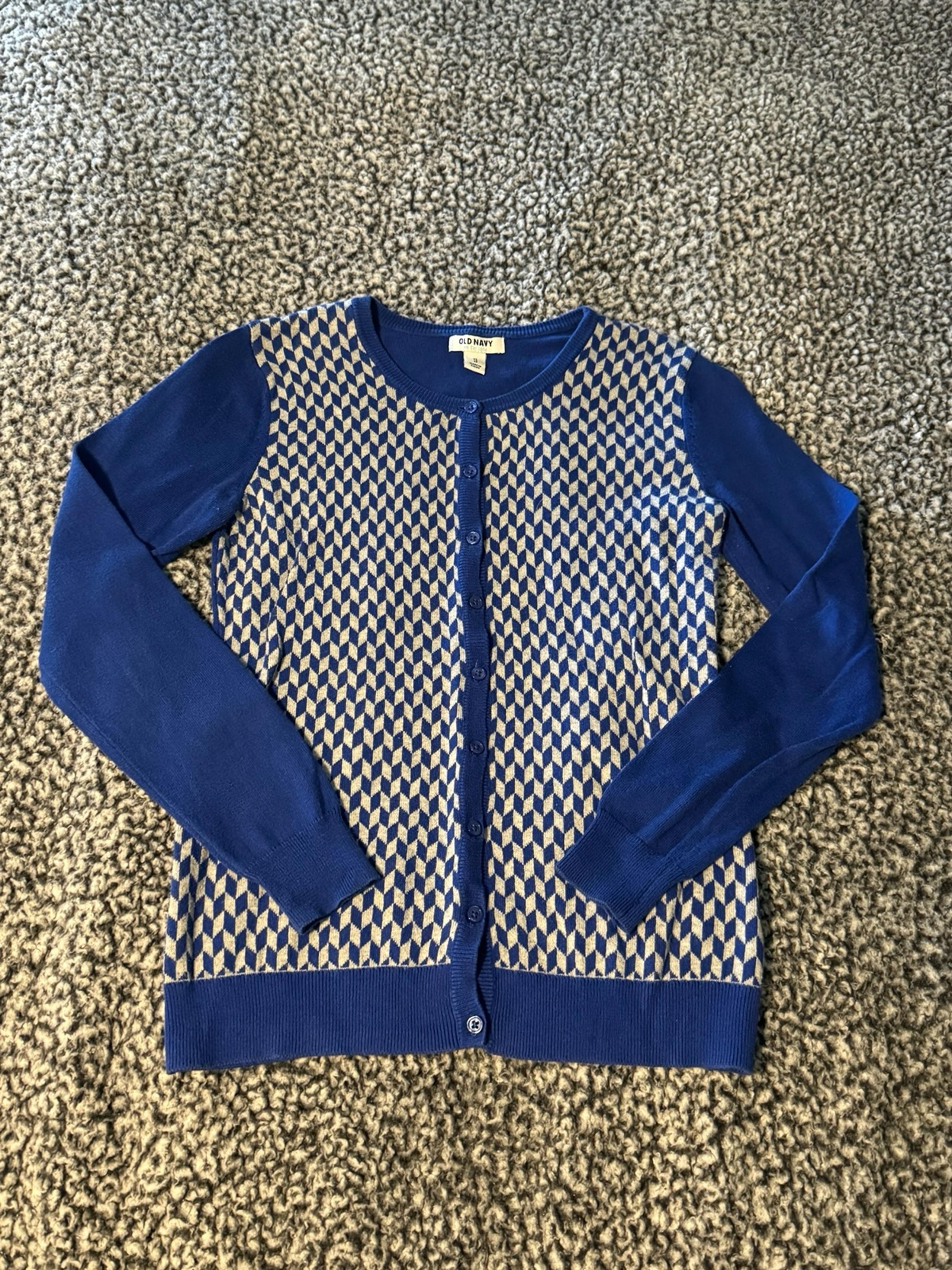 Women’s Blue Sweater Cardigan Old Navy XS