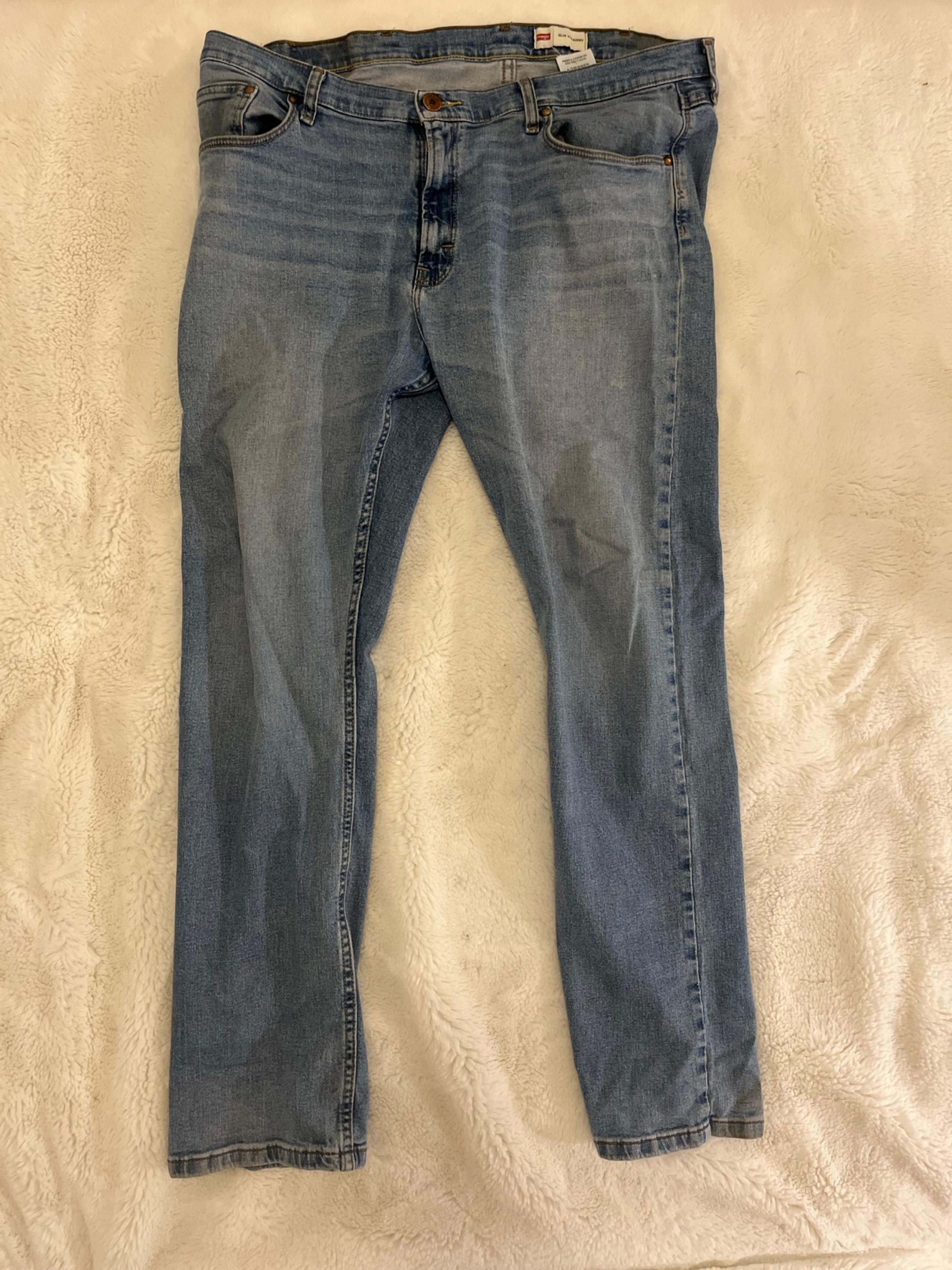 Wrangler Men’s Slim Straight Jeans Blue Size 38/32