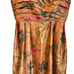 Anthropologie James Coviello Botanical Floral Fit N' Flare Dress Watercolor