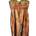 Anthropologie James Coviello Botanical Floral Fit N' Flare Dress Watercolor