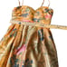 Anthropologie James Coviello Botanical Floral Fit N' Flare Dress Watercolor