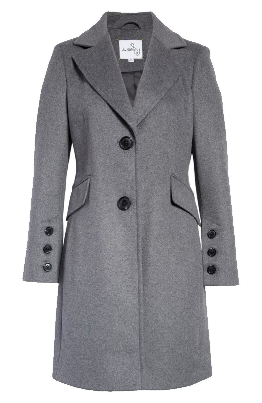 Sam Edelman Herringbone wool blend coat