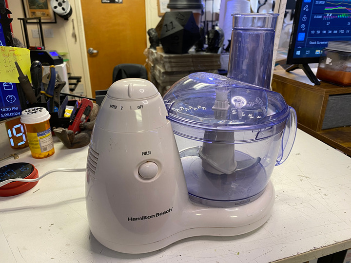 Hamilton Beach Food Processor - 2 Speeds & Pulse, Versatile Blades, Clear Bowl