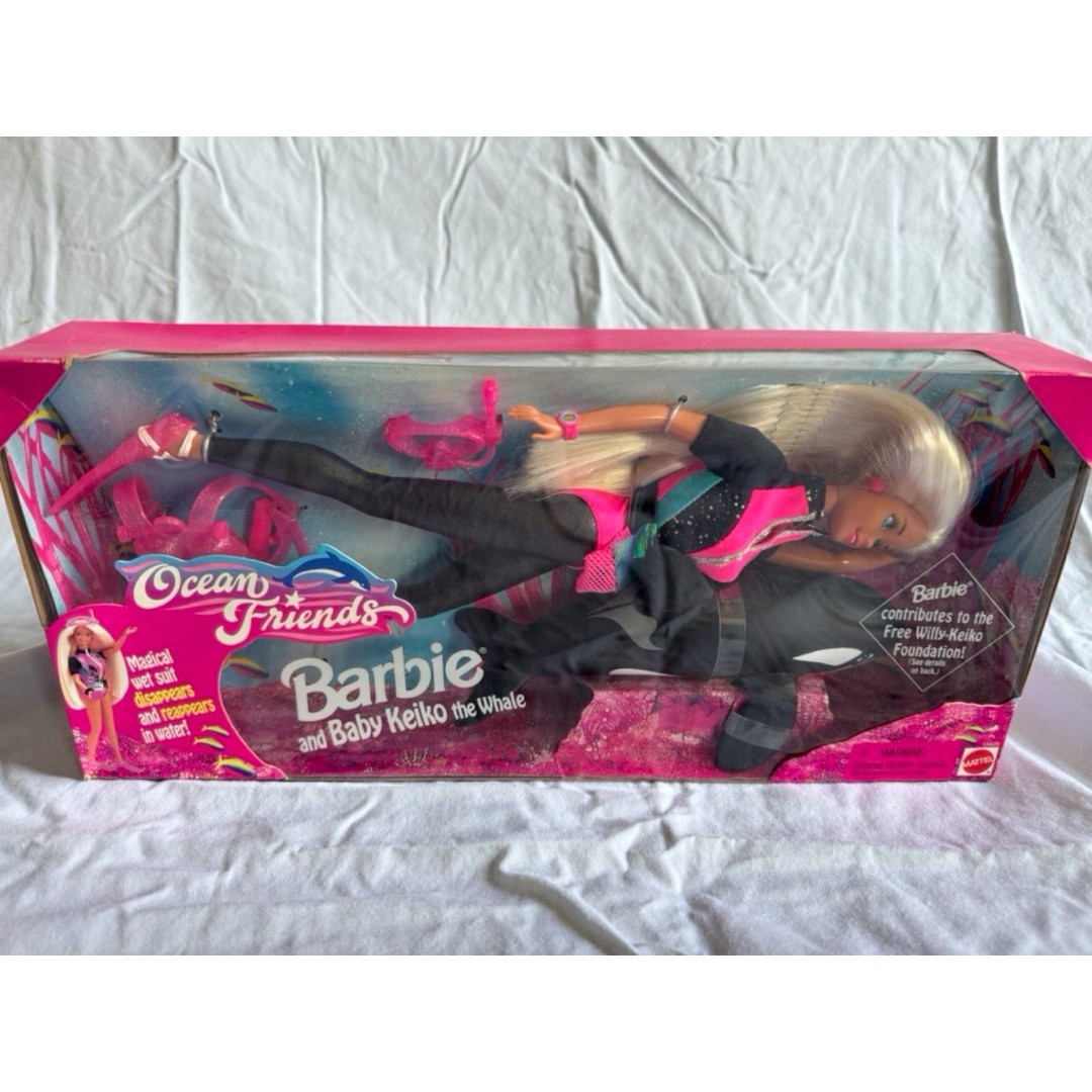 Ocean Friends Barbie and Baby Keiko the Whale Set