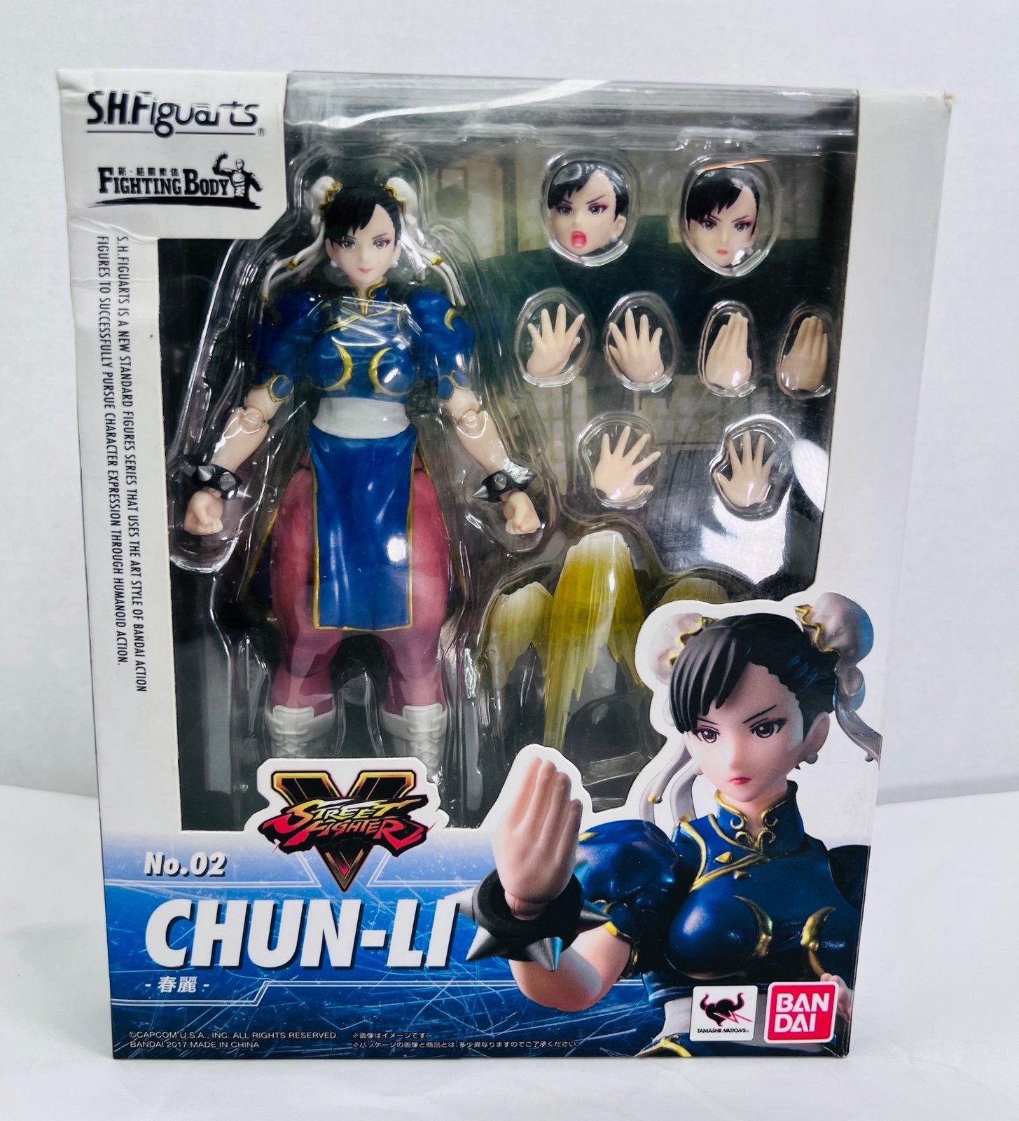Street Fighter CHUN-LI 1/12 Action Figure Bandai S.H.Figuarts Japan Video Game