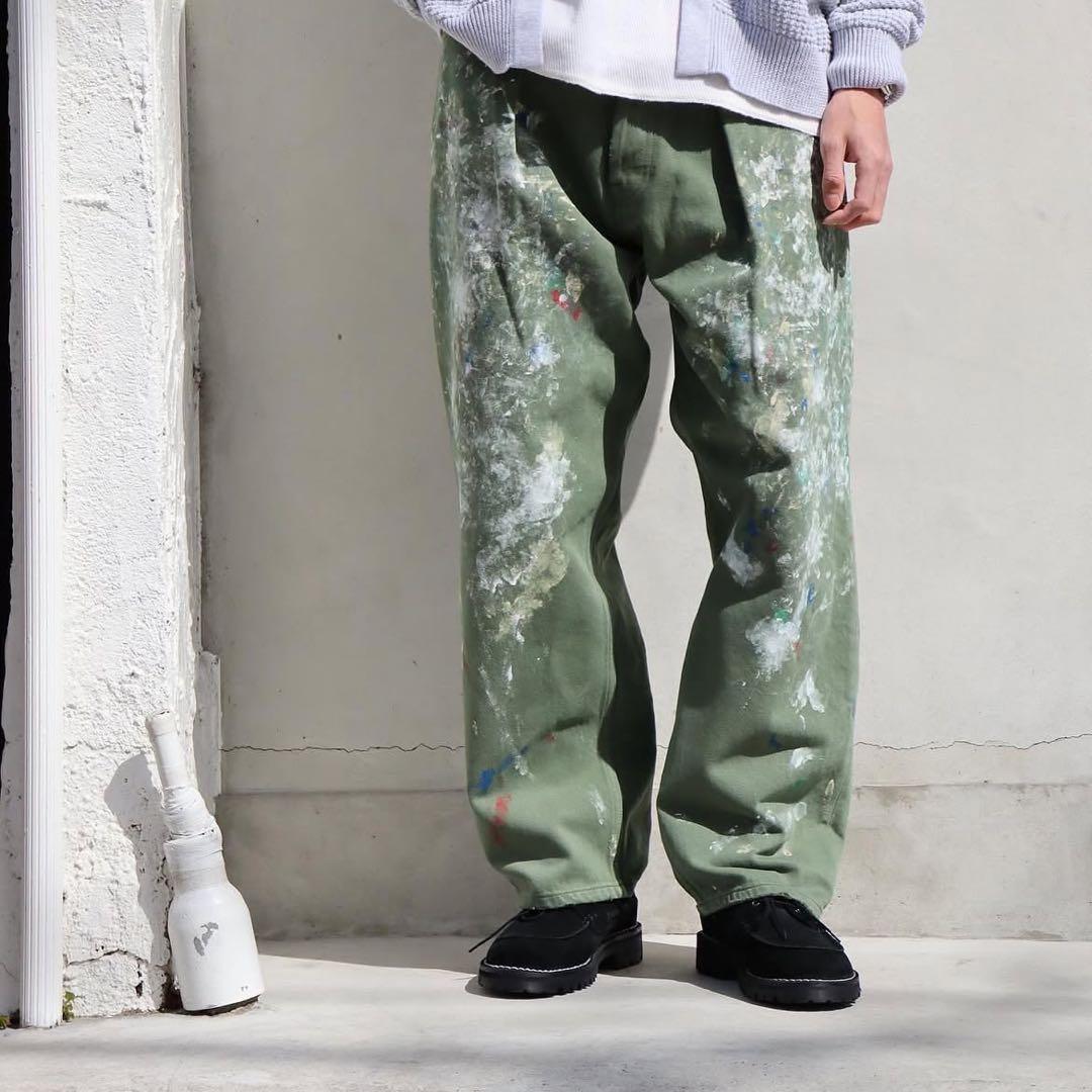 HERILL / ヘリル】HL DENIM SPLASH TUCK 4PK（デニムパンツ