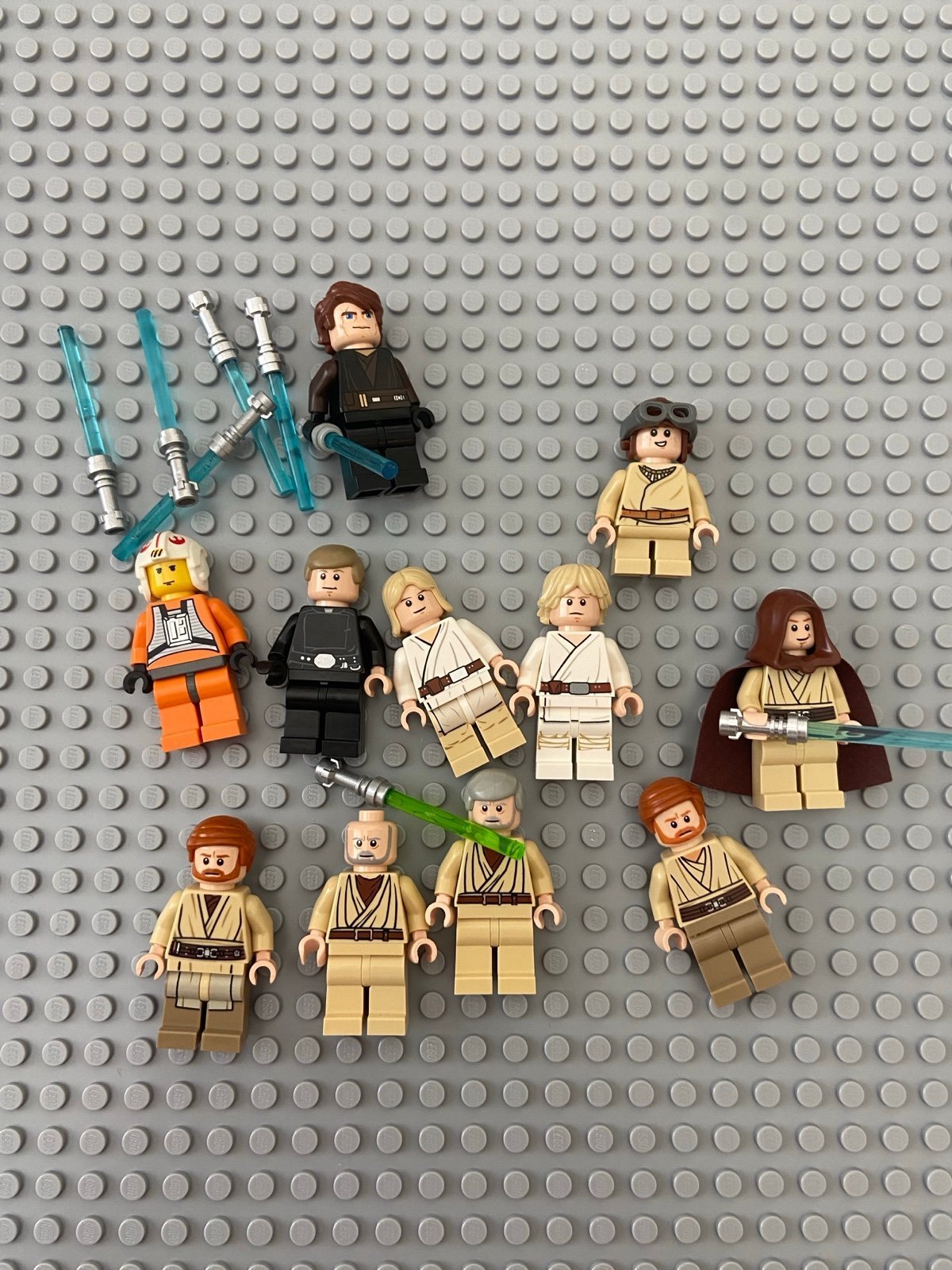 LEGO Star Wars - Obiwan ; Anakin ; Luke Skywalker lot