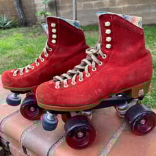 Red Moxi Lolly Roller Skates M4/W6