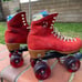 Red Moxi Lolly Roller Skates M4/W6