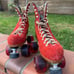 Red Moxi Lolly Roller Skates M4/W6