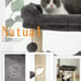 Hoopet cat Tree Tower,cat Scratching Post for Indoor Cats,Featuring with Super C