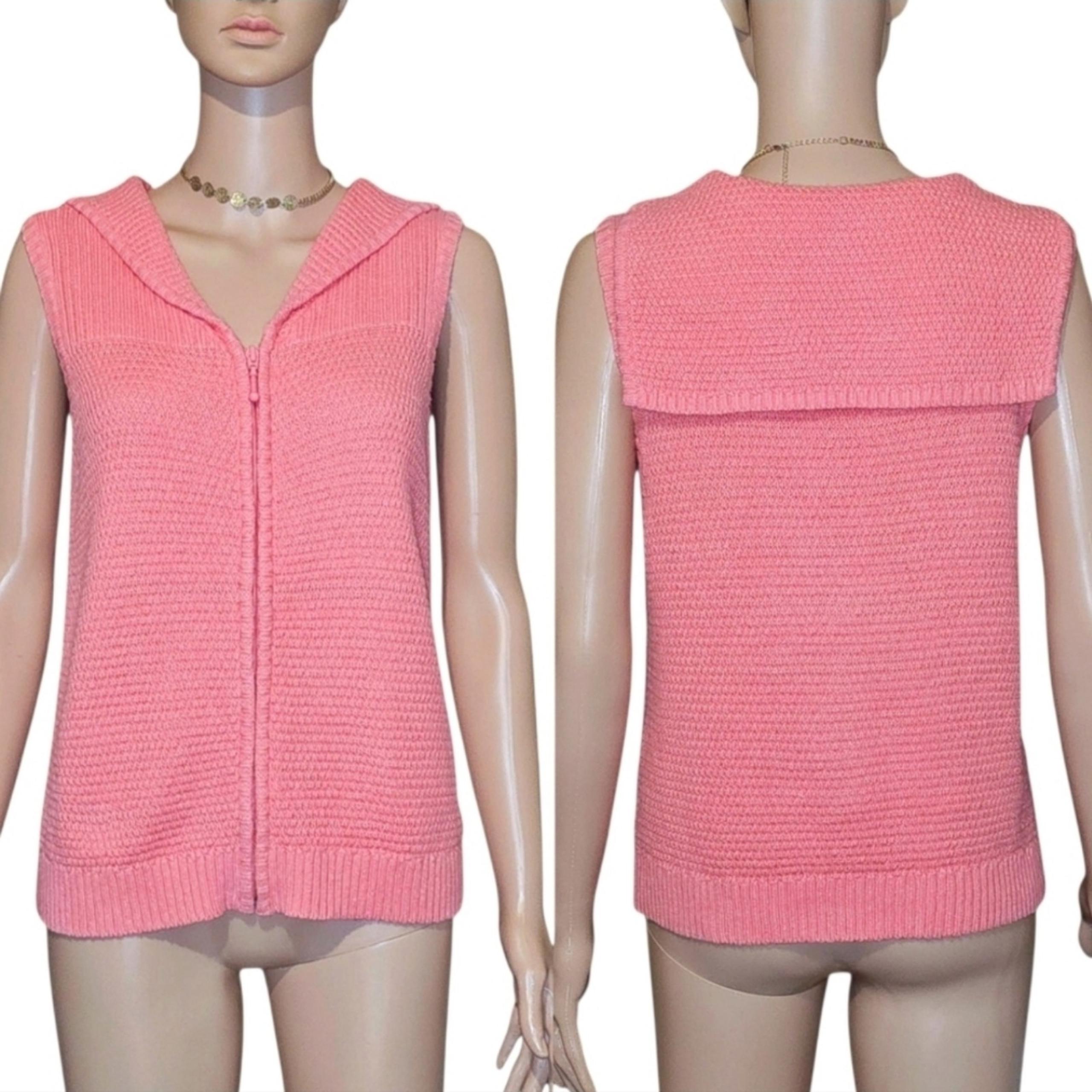 Christopher & Banks Front Zip Sweater Vest - Small