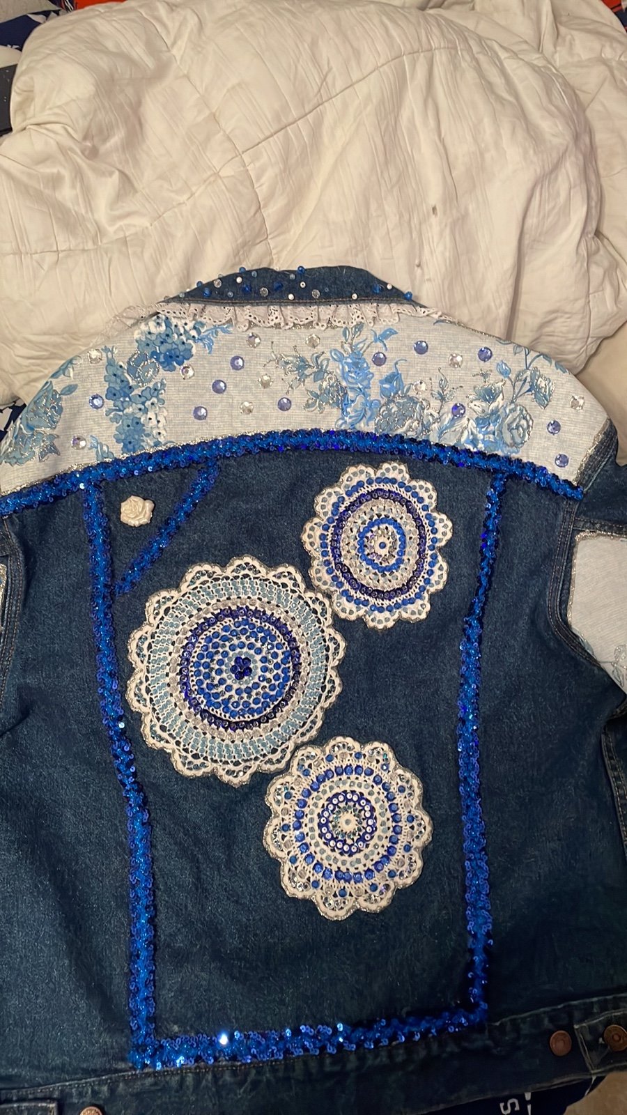 Levi custom jacket by pam smith