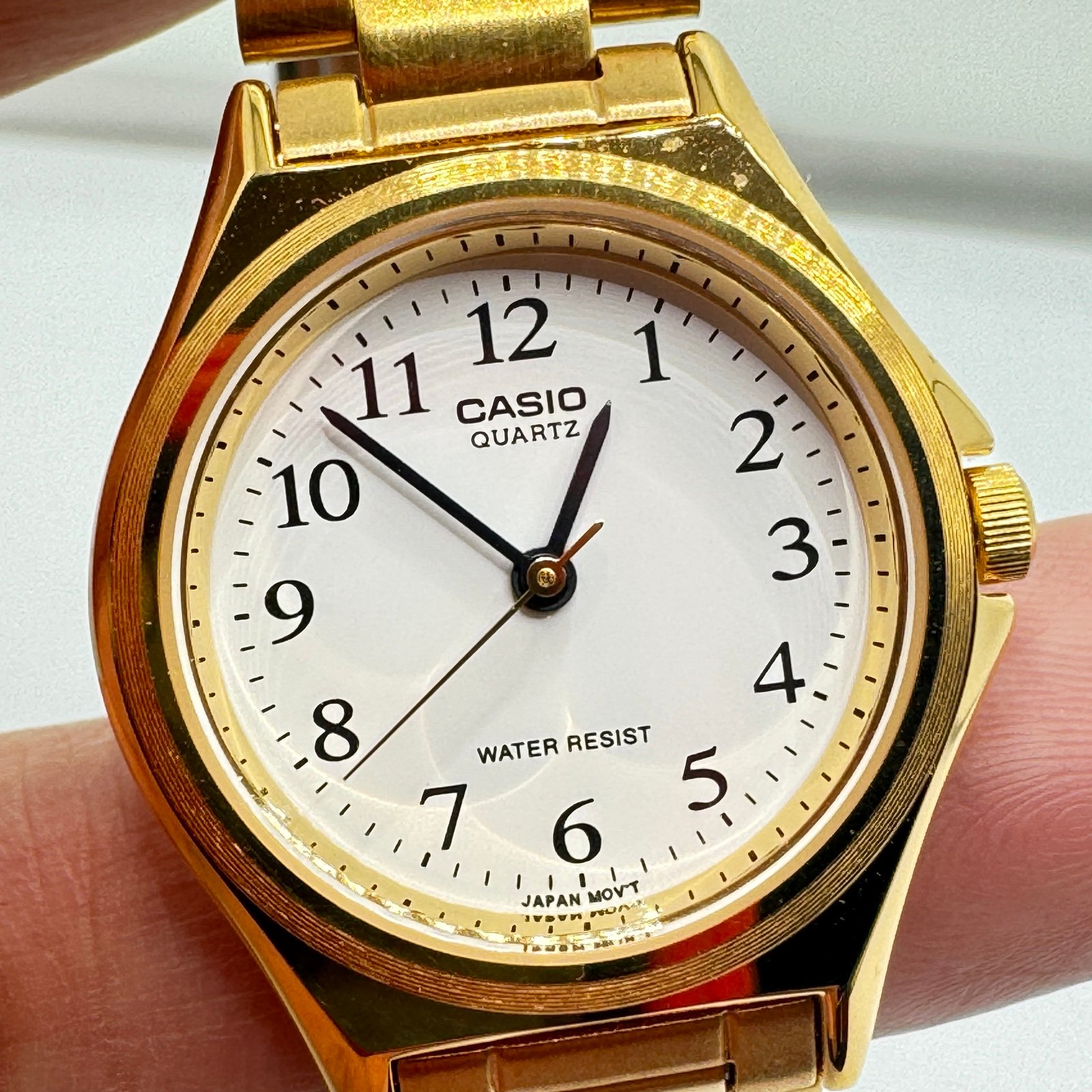 Small Casio Ladies or for Teen Watch New Item . Small 22 mm Case Diameter S